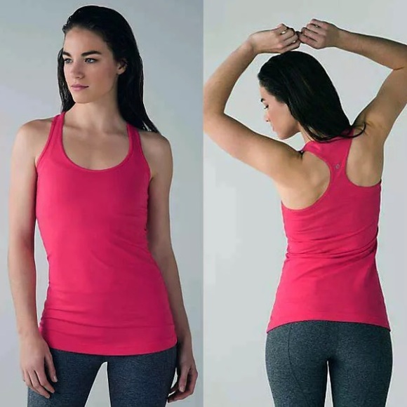 lululemon athletica Tops - Lululemon Cool Racerback Tank Fuschia Pink